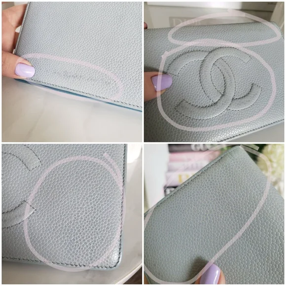 **SOLD** Authentic Pre-owned Chanel Caviar Timeless Bi-Fold Wallet - Picture 13 of 15